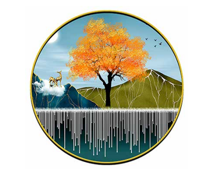 Resin Art Crystal Painting !!  AI Generated With crystal work Painting ||16*16