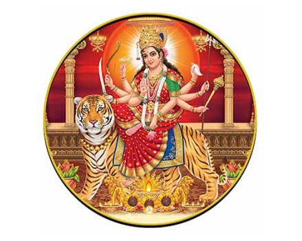 Resin Art Crystal Painting !!Jai Mata Di  Painting ||16*16